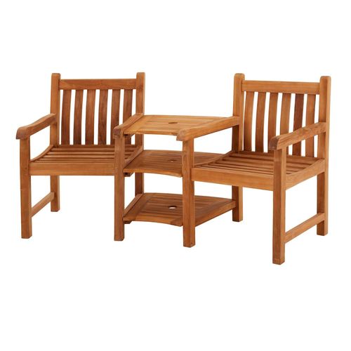 Ambleside Outdoor Teak Companion Bench 2 Seater 165cm