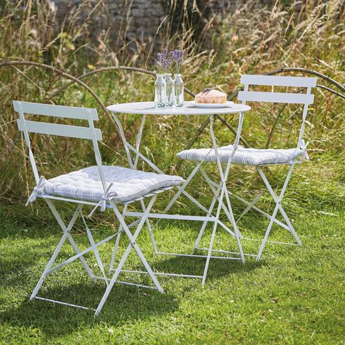 Rive Outdoor Droite Bistro Set Small Chalk