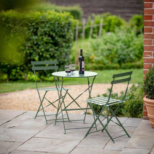 Rive Outdoor Droite Bistro Set Small Thistle Green