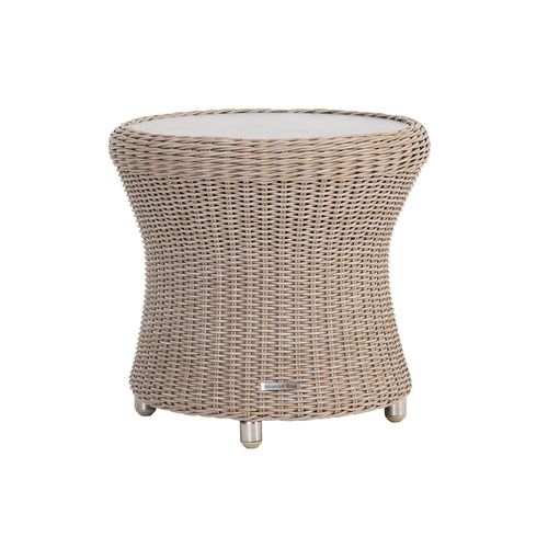 Hazelmere Round Side Table - Garden - Natural Weave