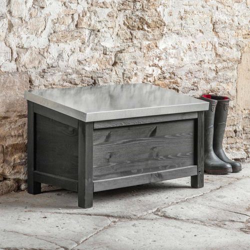Moreton Outdoor Black Storage Box Small