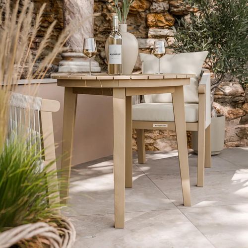 Roma Sunray Garden Round Bistro Table - 2 Seater