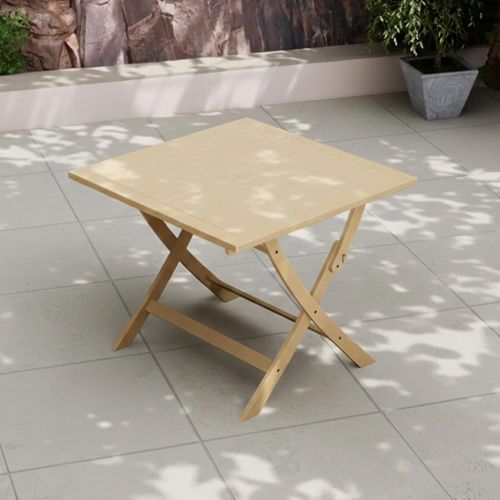 London Garden Square Dining Table - 4 Seater - 90cm - Folding - Acacia Wood