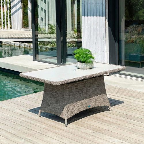 Hazelmere Dining Table - 6 Seater - 165cm - Garden - Grey Weave