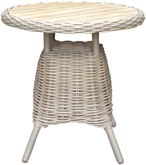 Wembley Outdoor Wood Top Bistro Table