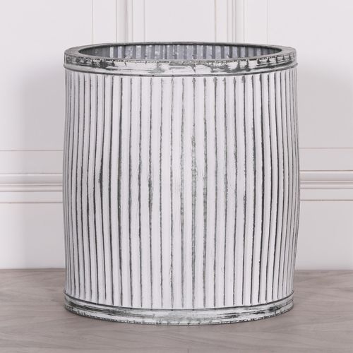 Cardiff Metal Planter - Round Tub - Large