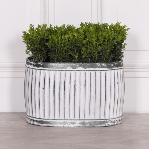 Cardiff Metal Planter - Tub - Oval - Small