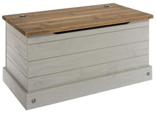 Corona Grey Mexican Pine Storage Trunk