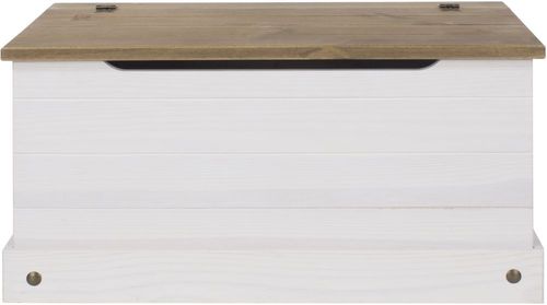 Corona White Mexican Pine Storage Trunk