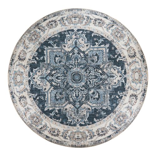 Havana Rug - Blue - Round - 200cm x 200cm