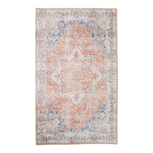 Havana Rug - Orange and Blue - 300cm x 200cm