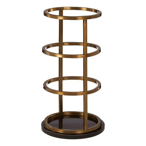 Hawkes Umbrella Stand - Gold Metal