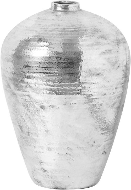Large Hammered Silver Astral Vase