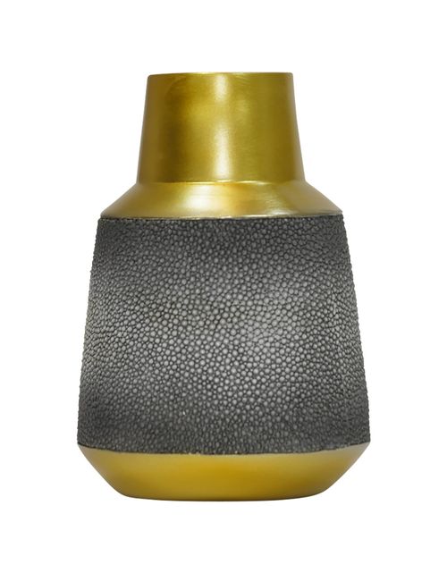 Asbury Vase - Dark Grey and White - Small - Set of 4