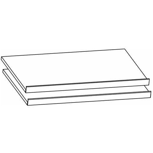 Rauch Orange 45cm Width Compartment Shoe Shelves