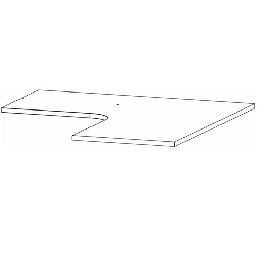 Rauch Orange Plus Corner Wardrobe Shelf