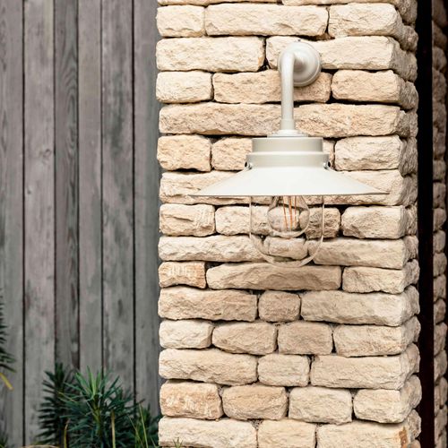 Semington Wall Light Clay Steel