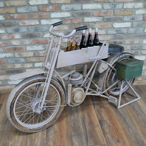 Bar Unit - Grey Metal - Motorcycle Style