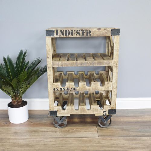 Wine Trolley - Wooden