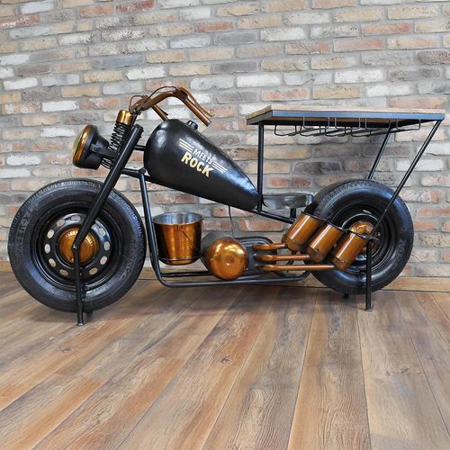 Bar Unit - Meet Rock - Black Metal - Motorbike Style