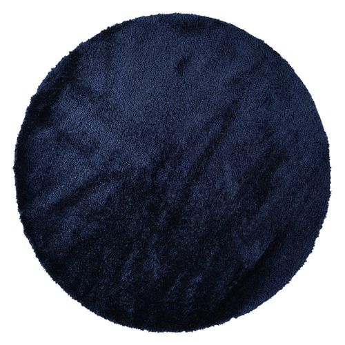 Cloudy Round Rug - High Pile Shaggy - CDG2326 - Blue - Sizes Available