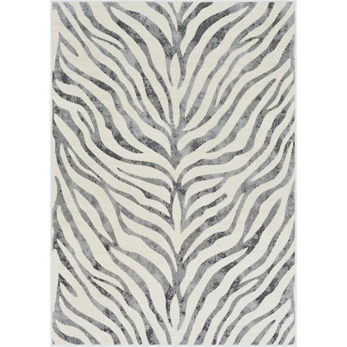 City Rug - Boho Zebra - Charcoal - Sizes Available