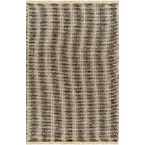 Kimi Rug - Solid & Border Boho Jute - BOKM2305 - Brown - Sizes Available