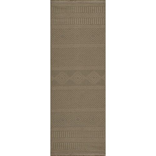 Mystery Runner - Machine Washable Boho Jute - MYS2301 - Tan - 79cm x 220cm