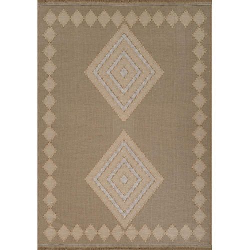 Mystery Rug - Machine Washable Boho Jute - MYS2304 - Tan - Sizes Available