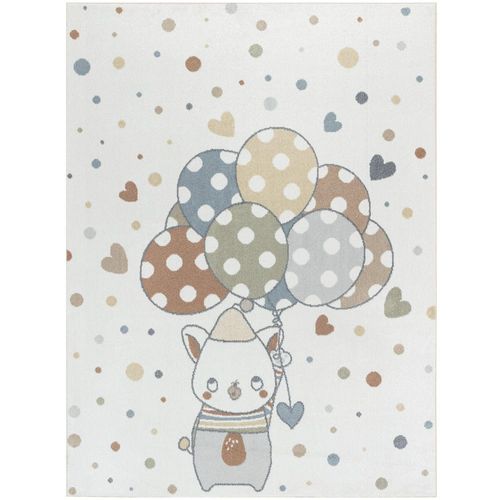 Lillian Kids Rug - Machine Washable - LLL2340 - Beige - Sizes Available