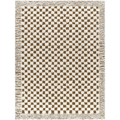 Freud Rug - Checkered - Ivory & Brown - Sizes Available