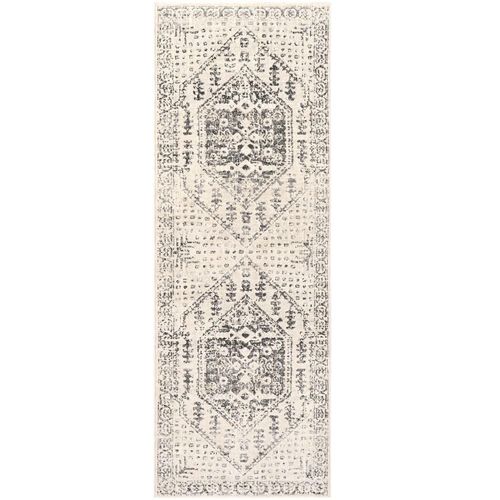 City Runner - Vintage Traditional Oriental Boho - CIT2381 - Beige and Grey - 80cm x 220cm