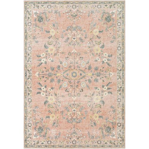 Erin Rug - Vintage Oriental Boho - ERN2308 - Butter Pale Pink - Sizes Available