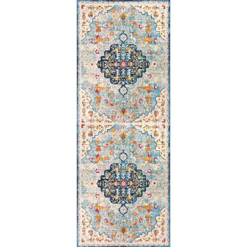 Floransa Runner - Oriental Vintage - FSA2314 - Light Blue - 80cm x 220cm