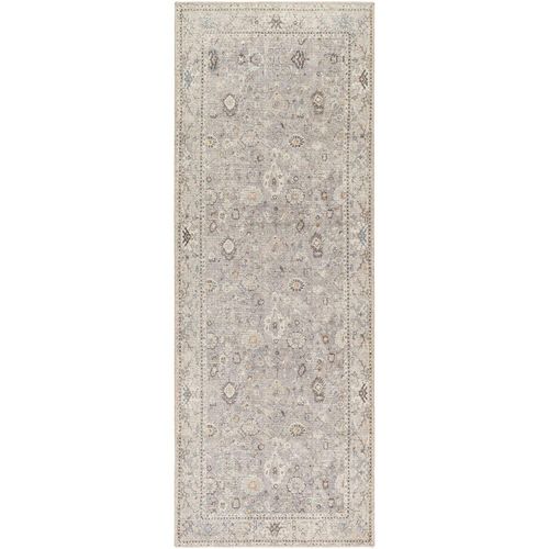 Davina Runner - Vintage Traditional Oriental Boho - BOCC2300 - Grey - 80cm x 220cm