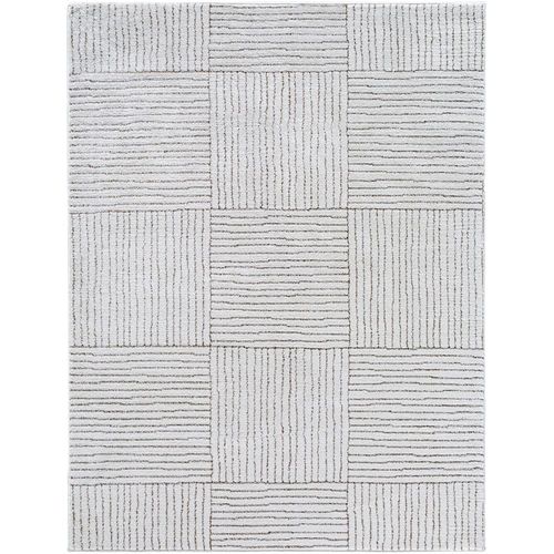 Architect Galey Alix Rug - Modern Scandi High Pile - GAAR2301 - Ivory & Dark Brown - Sizes Available