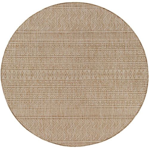 Eagean Round Rug - EAG2411 - Brown - 160cm x 160cm