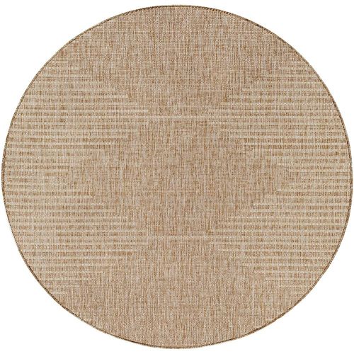 Eagean Round Rug - EAG2416 - Brown - 160cm x 160cm