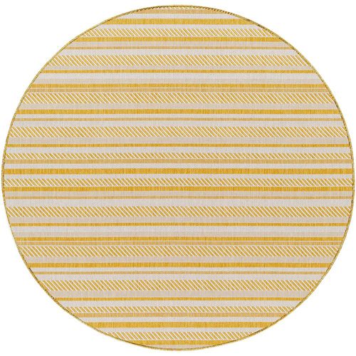Eagean Round Rug - EAG2424 - Yellow - 160cm x 160cm