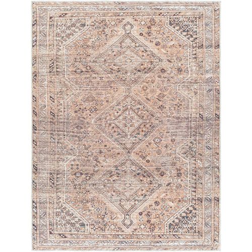 Amelie Rug - Machine Washable Traditional Boho - AML2384 - Cider Orange - Sizes Available