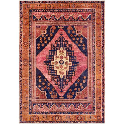 Amelie Rug - Machine Washable Vintage - AML2347 - Multicolour - Sizes Available