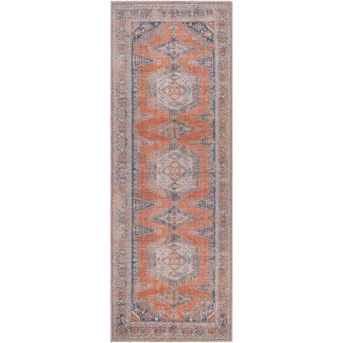 Colin Runner - Machine Washable Vintage - CLN2306 - Orange - 80cm x 220cm