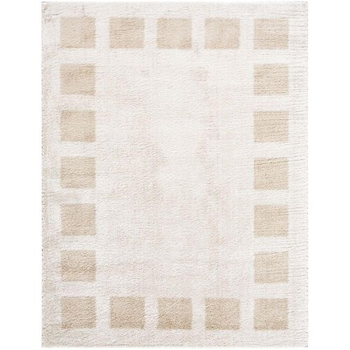Fossay Rug - Machine Washable Modern Shaggy - FSG2314 - Beige - Sizes Available