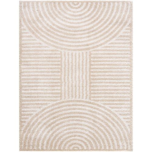 Fossay Rug - Machine Washable Modern Shaggy - FSG2332 - Beige - Sizes Available