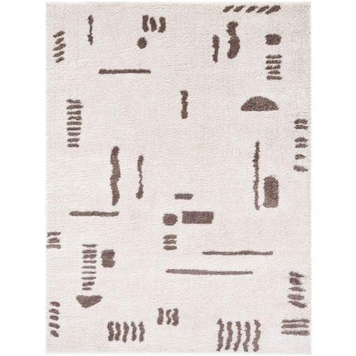 Fossay Rug - Machine Washable Modern Shaggy - FSG2300 - Ivory - Sizes Available