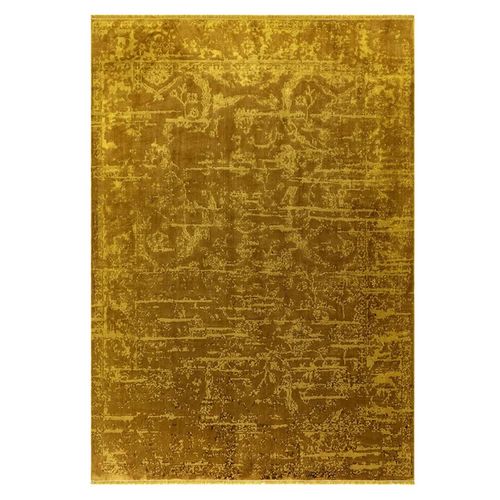 Clearance - Contemporary Design Zehraya Rug - 200cm x 290cm - Abstract Gold - FSS16512