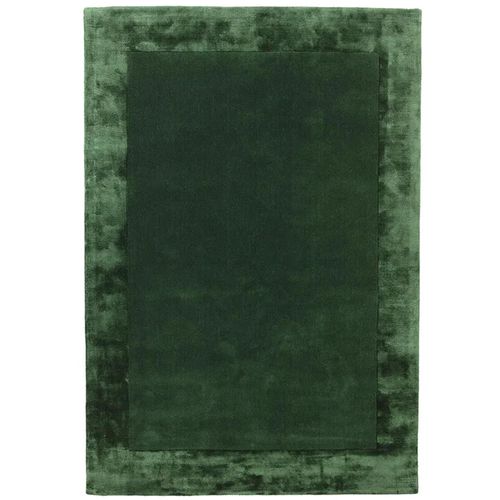Clearance - Contemporary Plain Ascot Rug - 120cm x 170cm - Green - FSS16579