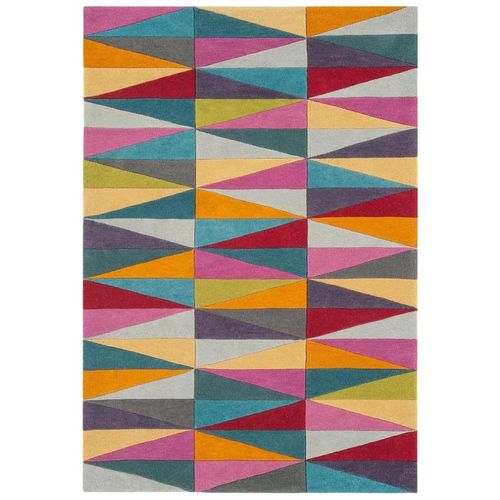 Clearance - Contemporary Design Funk Rug - 140cm x 200cm - Triangles 08 - Multi Colour - FSS16475