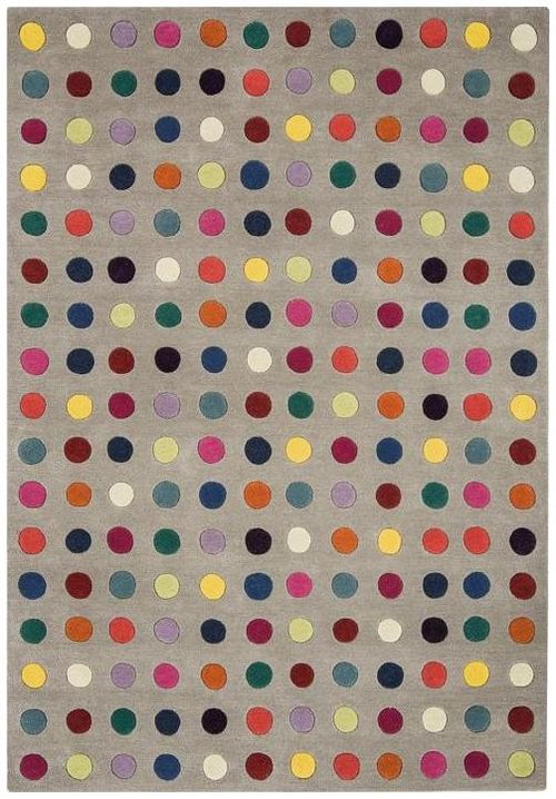 Contemporary Design Funk Rug - Spotty 07 - Multi Colour - Sizes Available