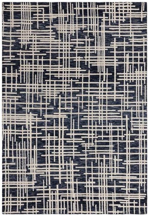 Contemporary Design Mason Rug - Blueprint - Sizes Available